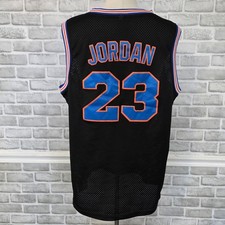 Jordan 23 Tune Squad Black Basketball Jersey Space Jam Movie Retro Stitched XXL