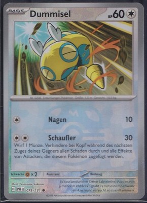 Pokémon - Dummisel 079/131 Meisterball  - Prismatic Evolutions - Deutsch - NM