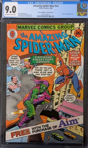 Amazing Spider-Man Aim Toothpaste Giveaway # nn CGC 9.0 Romita Sr (1980) VF/NM
