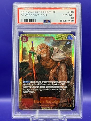 Silvers Rayleigh PRB02 OP08-118 Premium Booster -The Best- Vol. 2 PSA 10