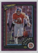 2022 Classics H2 Timeless Tributes Premium Edition Purple 35/50 John Elway 04br