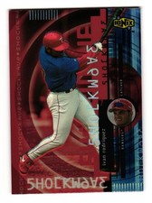 2000 Upper Deck Ionix Shockwave Ivan Rodriguez #S8 Texas Rangers Baseball Cards