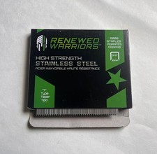 T50 Stainless Steel Staples 1/2 Inch Heavy Duty Marine Pack 500 Count 1/2"; 3/8"