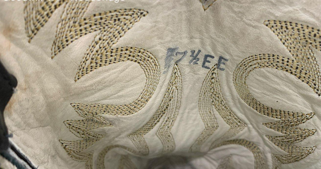 Remington Python Black Snakeskin Leather Cowboy B… - image 8