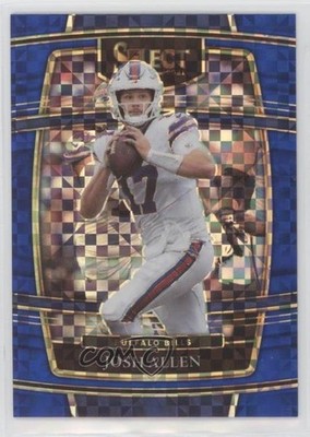 2021 Panini Select Concourse Blue Prizm 36/199 Josh Allen #6 6fs