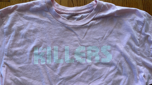 The Killers Pink T-Shirt Women's, Medium, Rock Band Tee - Picture 2 of 4