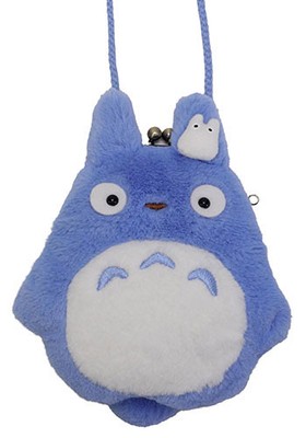 Sun Arrow Ghibli Goods Collection Fluffy Clasp Pouch Medium Totoro