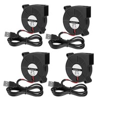 4PCS 5015 USB 5V Blower Cooling Fan 50mm x 50mm x 15mm 5V USB Blower Fan for ...