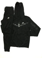 Men's Nike Tech Suits Full Zip Warm Jogging  Set