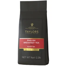 Taylors Of Harrogate English Breakfast Loose Leaf Tea 2.2 Pounds Rich Flavor