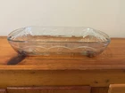 1960 Anchor Hocking Savannah Clear 8x12 Baking Dish Savannah Rose Vintage