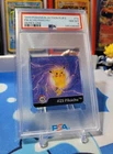 1999 Pokemon Pikachu/Raichu #10 Action Flipz Series One PSA 8 *LOW POP*