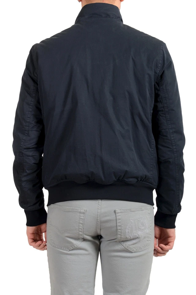 Hugo Boss Hombre "Odre-D" Azul Aislado Chaqueta Bomber EE. UU. S IT 48 Foto 3 de 4