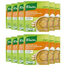 Knorr Pasta Soup Mix Chicken Flavor 3.5 Oz Pack Of 12 Convenient Meal Base