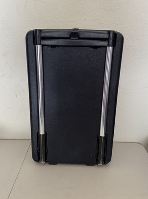 Porter Case Rolling Hard Shell Carry On Black Luggage. Good Condition