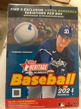 2024 TOPPS HERITAGE HIGH NUMBER Baseball VALUE BLASTER BOX (72 Cards) New QTY