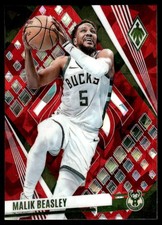 Malik Beasley 2023-24 Panini Phoenix #175 Bucks Insert ? SEE SCAN! FREE SHIP