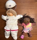 lot #16 (2) Cabbage Patch Kids Astronaut & Pretty Crimp ' Curl African American