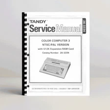 Radio Shack Tandy TRS-80 Color Computer 3 Service Manual
