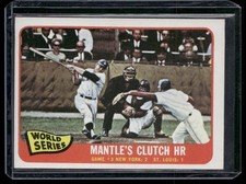 World Series Game #3 - Mantle's Clutch 1965 Topps Yankees #134