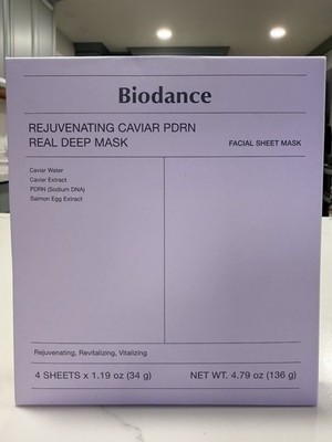 Biodance Rejuvenating Caviar PDRN Real Deep Mask 4 Sheets Korean