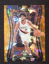 Panini 2024-25 Select Scoot Henderson Mezzanine Cracked Ice Orange /275 #306