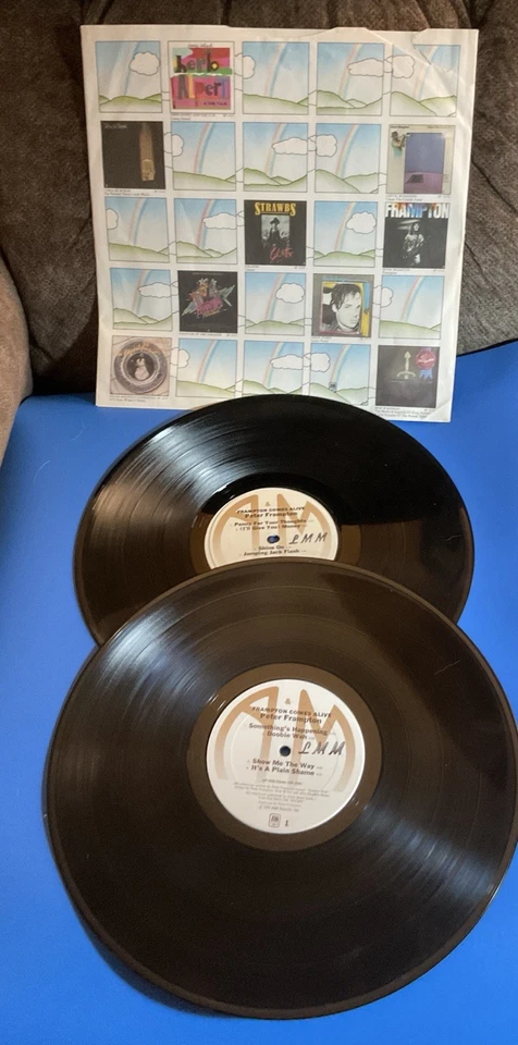 Vintage 1976 Peter Frampton Frampton Comes Alive Double LP 33 1/3 Vinyl - Image 3 of 4