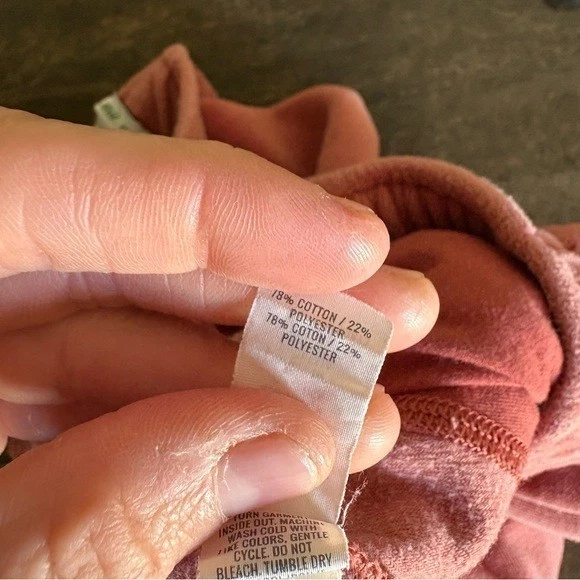 Conjunto Jogger Aerie Real Obsessed Velour Talla XS Color Salmón Foto 3 de 4