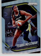 Teaira McCowan 2025 Panini Prizm WNBA Silver Prizms 48 Dallas Wings