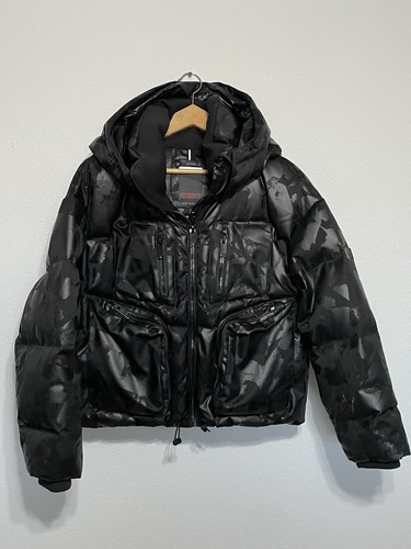 Tumi Utility Expedition Tactical Black Camo Jacket Down Puffer Large $525 New! - Picture 12 of 13