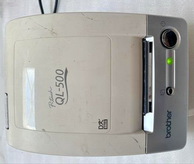Brother P-Touch QL-500 Profi Thermo Etikettendrucker mit Stromkabel (06)