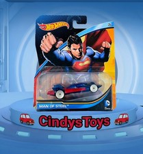 Hot Wheels 2014 DC Universe Superman Man of Steel Character Diecast Car — New