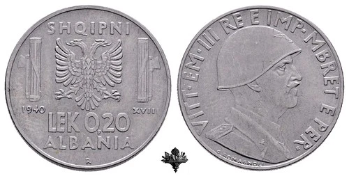 1940 Albania Lek — photo from the most recent tracked eBay sale