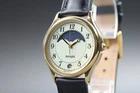 [Exc+5] Seiko AVENUE 6F34-6020 Moon Phase White Dial Men's Vintage Watch