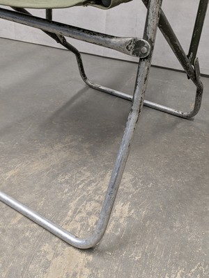 British Army - Military - Vintage Folding Aluminium Canvas Chair
