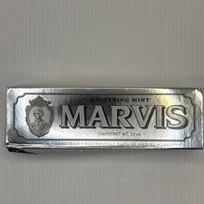 Marvis Whitening Mint Toothpaste, 3.8 Oz **See Photos For Condition Of Packaging