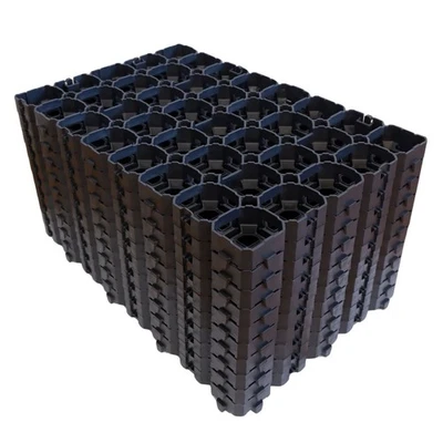 10 St. ViD Rasengitter/Rasenwaben 60x40x4 cm, schwarz, Rasenplatte, Gehwegplatte - Bild 1 von 4