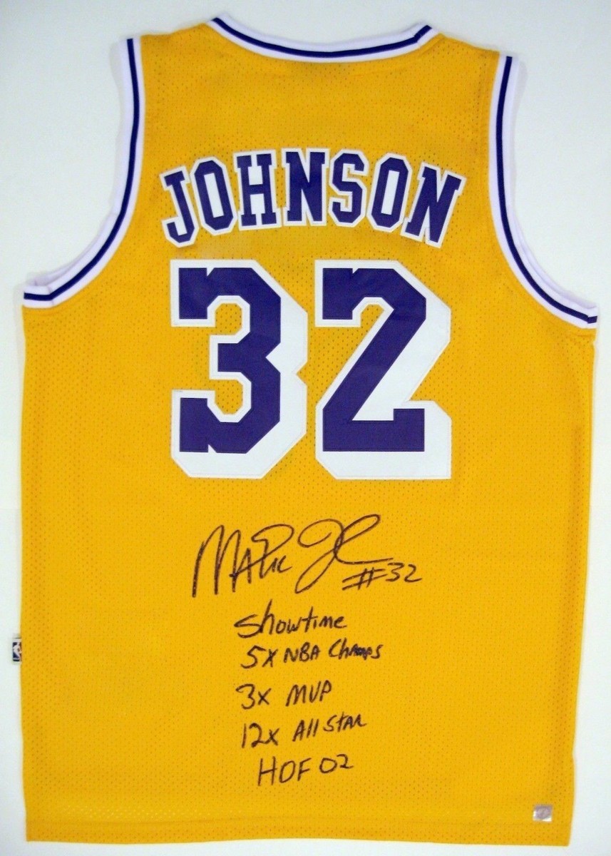 NBAユニフォーム LA Lakers Magic Johnson ジョンソン Magic Johnson Los Angeles Lakers Jerseys, Magic Johnson