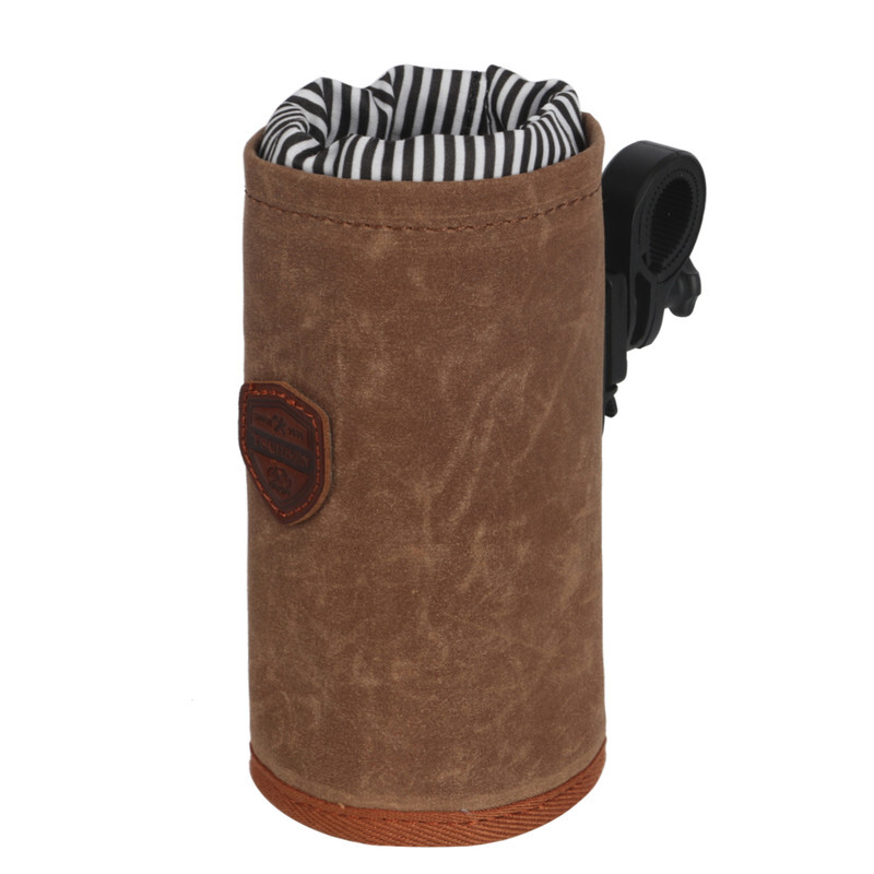 TOURBON Bike Water Bottle Holder Bag Cycling Handlebar Drink Pouch