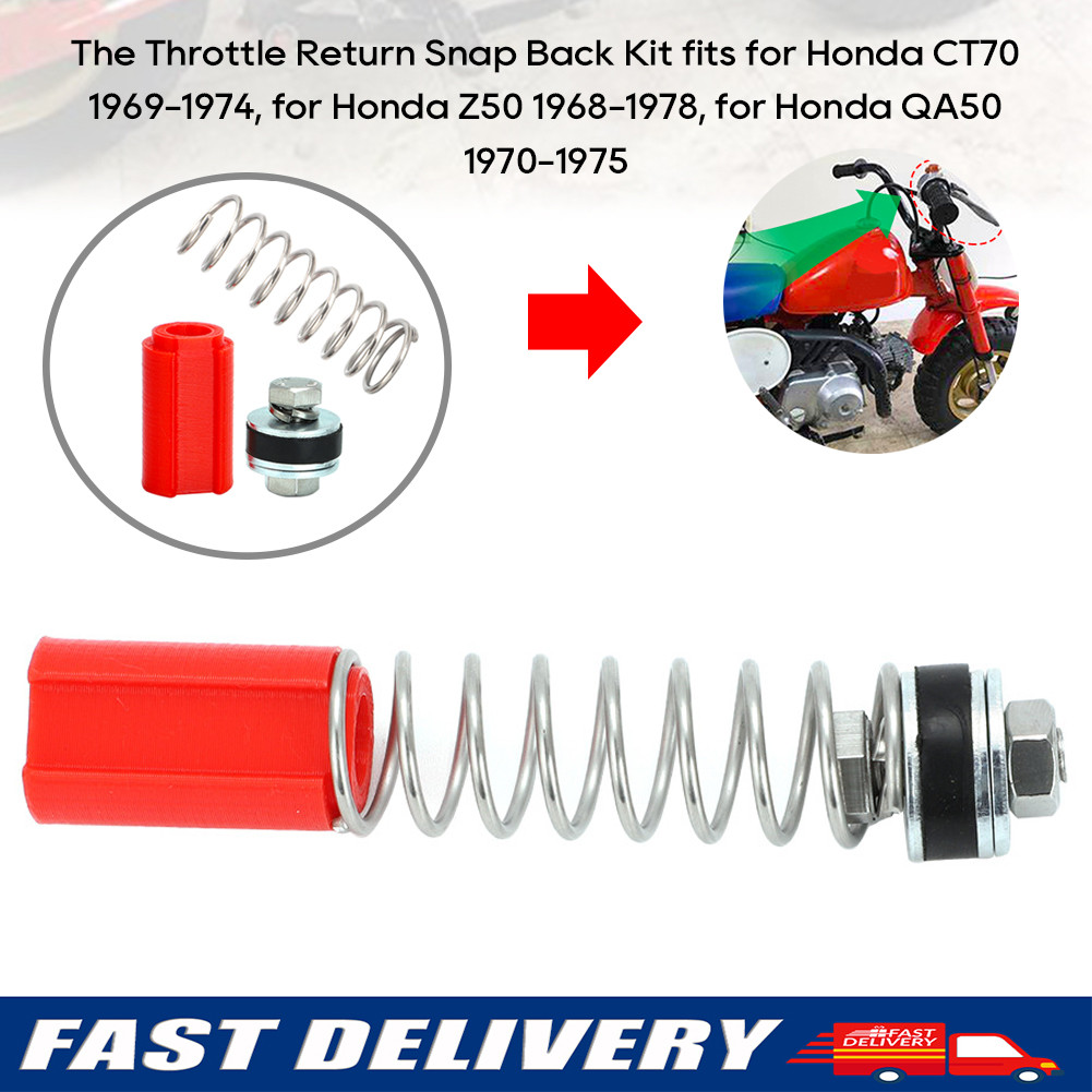 For Honda CT70 Z50 QA50 Sticky Twist Throttles Throttle Return
