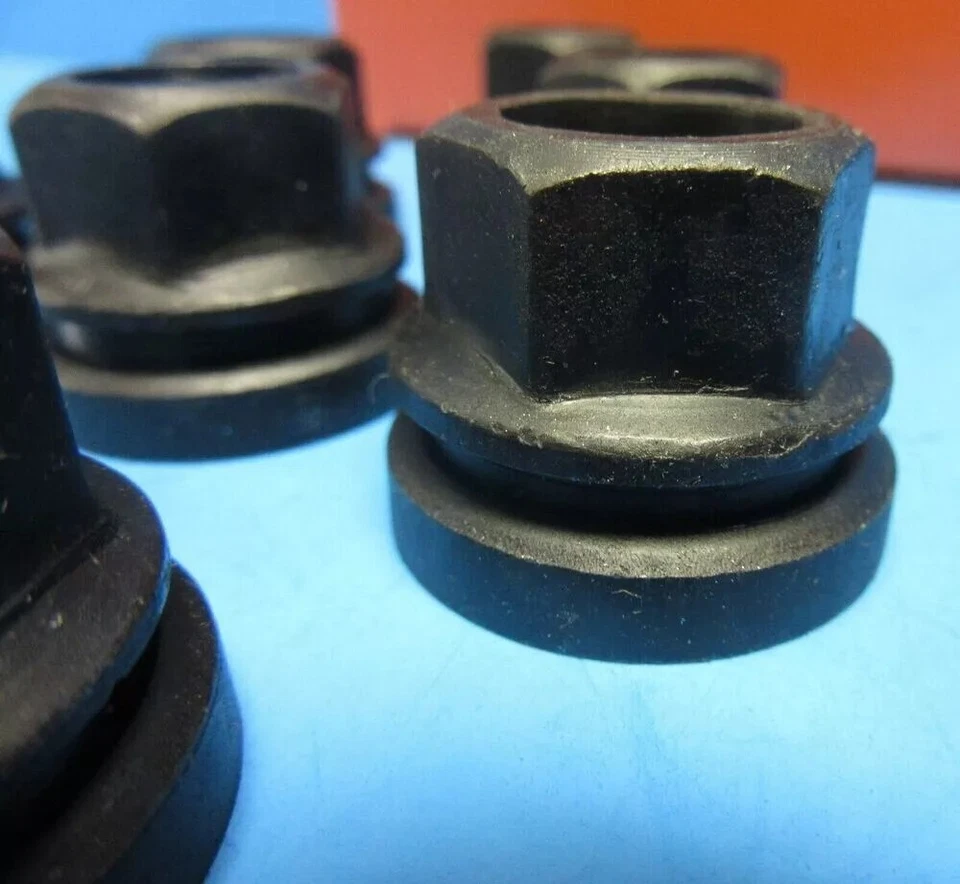 全新 8 轮凸耳螺母 带洗衣机 适用于 Excursion F250 F350 F450 F550 F53 Super Duty — 第 3/4 张图片