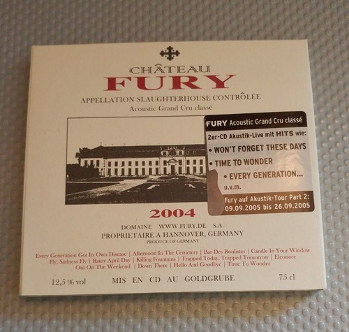 Acoustic Grand Cru Classe by Fury in the Slaughterhouse - 2 CD - Live