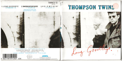THOMPSON TWINS LONG GOODBYE 3-TRACK GERMANY CD FROM FROM 1987, MINT