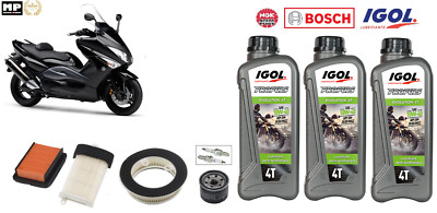 Pack De Révision Vidange Complet Pour Yamaha TMAX 500 (2008-2011) - Filtres, Bougies, Huiles Malossi