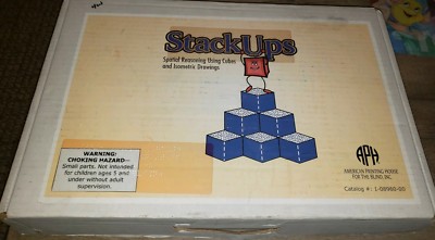 American Printing House for the Blind APH stackups learning stack up cubes tools