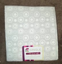 Single Tonal Gray Creative Cuts Fat Quarter 18" X 21" 100% Cotton