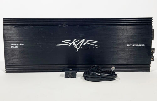 USED SKAR AUDIO RP-4500.1D 7000 WATT MAX POWER CLASS D MONOBLOCK SUB AMPLIFIER - Picture 1 of 5