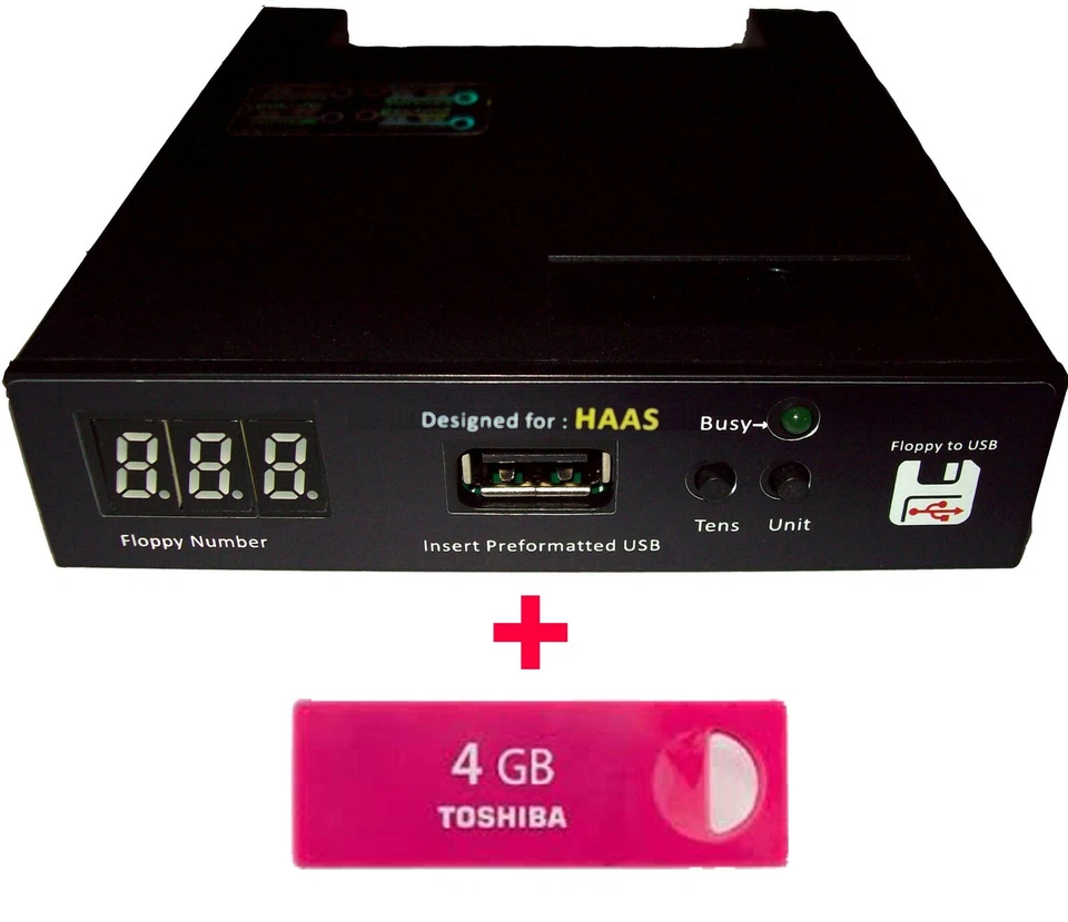 USB Converter for Haas CNC Machines with a Floppy Drive + 16 GB - Image 3 of 3