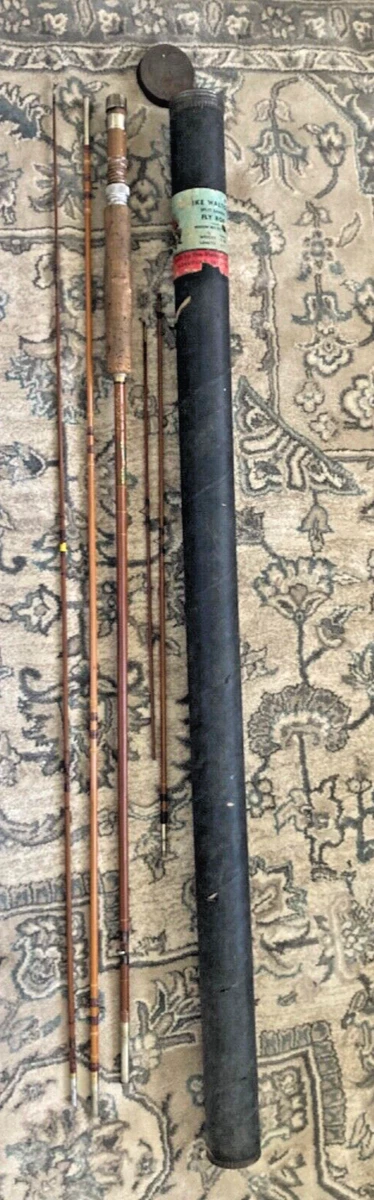 Canne à Mouche Vintage Horrocks Ibbotson – Bambou – USA – Pour Déco Uniquement
