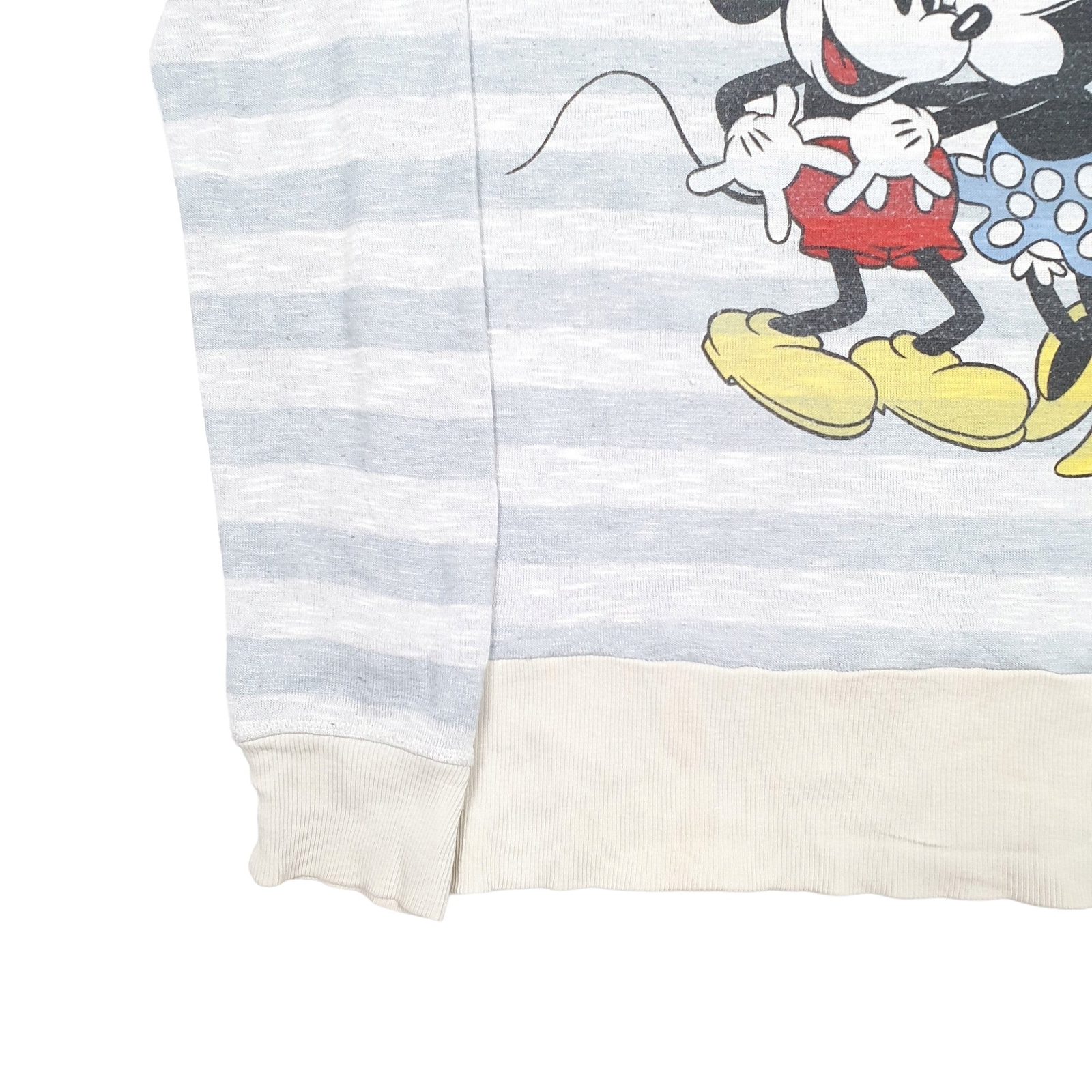 DISNEY Blue T Shirt Tee Long Sleeve Cotton Blend Womens L image 4